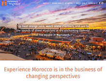 Tablet Screenshot of experiencemorocco.com